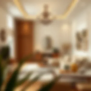 Warmth and Elegance Elegant room with warm beige and earthy tones