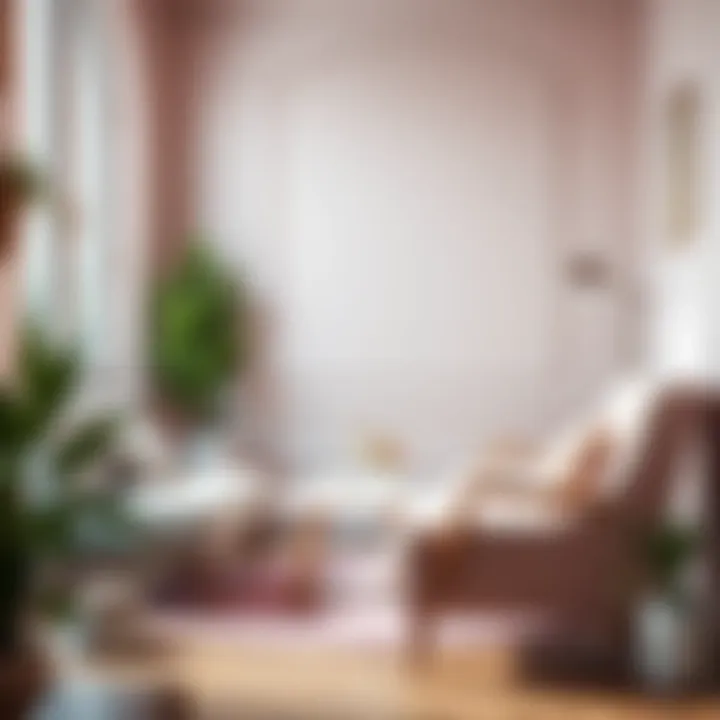 Pastel Calm A cozy corner with pastel-colored armchairs