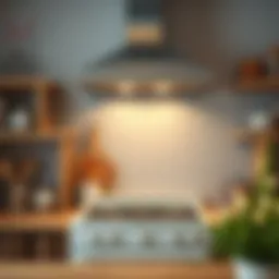 Ideal distance between stove and extractor hood