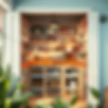 Inviting and well-organized pantry that inspires creativity