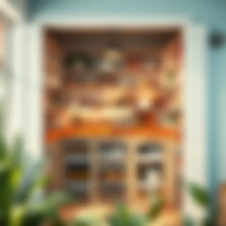 Inviting and well-organized pantry that inspires creativity