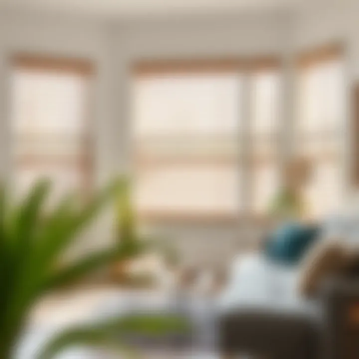 Functional jalousie blinds in a contemporary living space