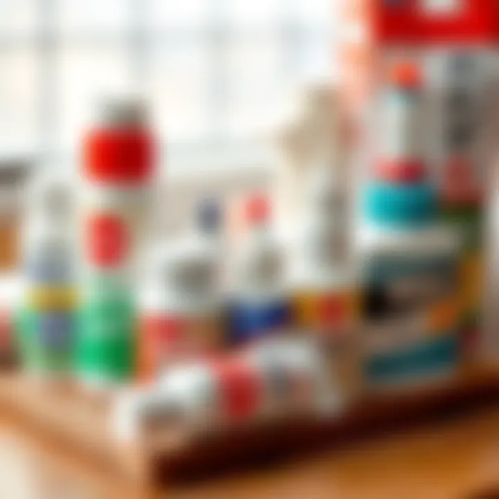 Comparison of different types of Japanese adhesives