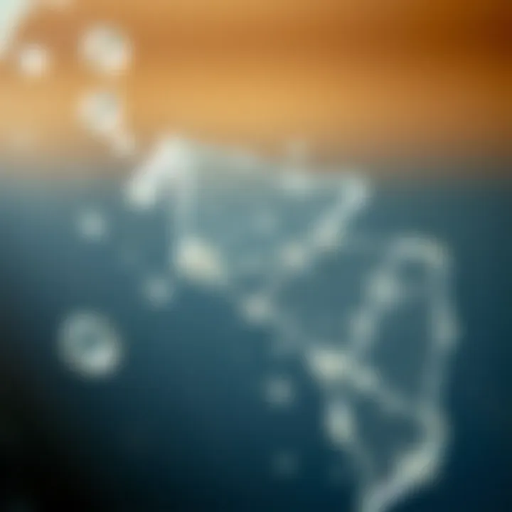 Close-up of glass surface with dried glue residue