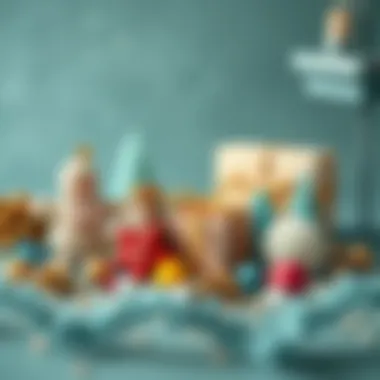 Assorted decorative items for unique gift presentation