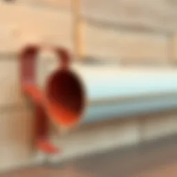 Aesthetic hiding channel for heating pipes