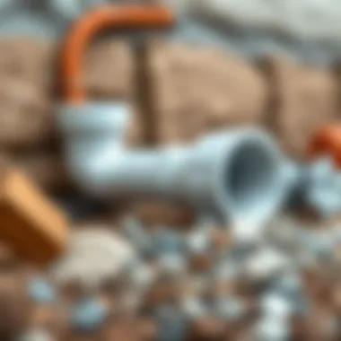 Various materials for pipe concealment