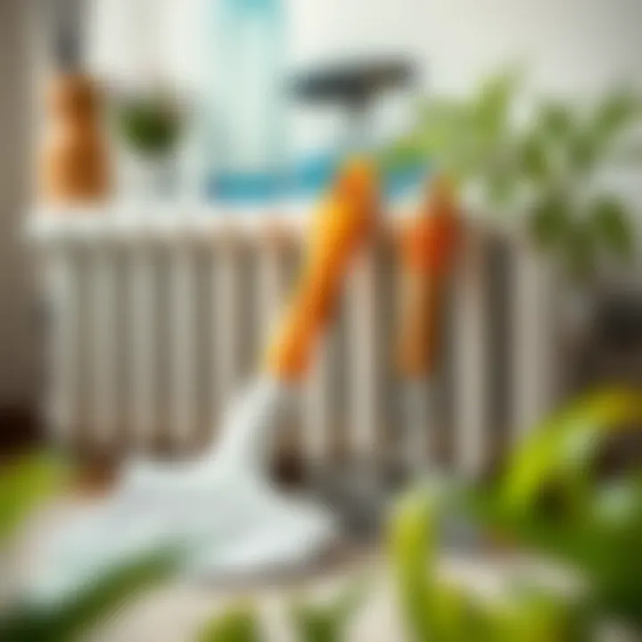 Cleaning tools for radiator maintenance