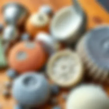 Various polishing materials for silver