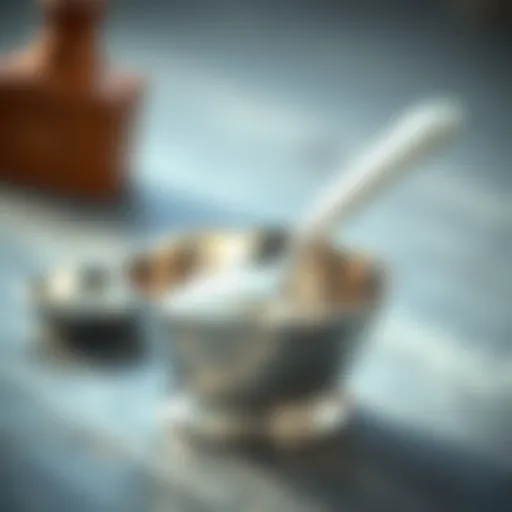 A shining silver object after polishing