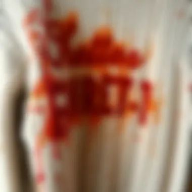 A clean sweater after stain removal