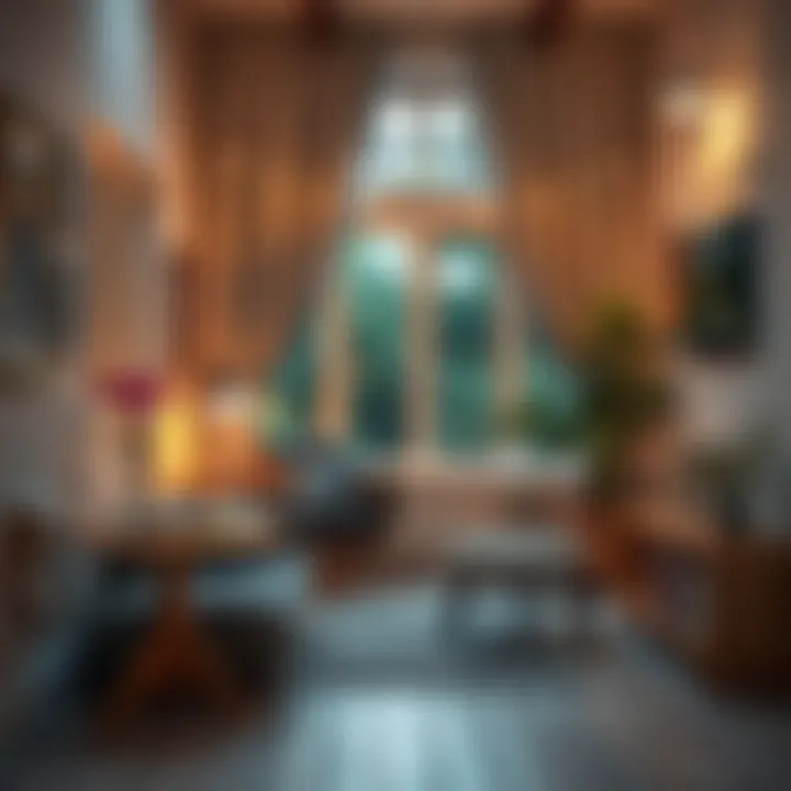 Stylish Decor for Reading Stylish decor with warm lighting for a reading corner