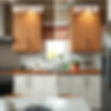 Kitchen Cabinet Transformation Before and after transformation of kitchen cabinets