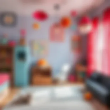 Themed decoration ideas for a vibrant children's space
