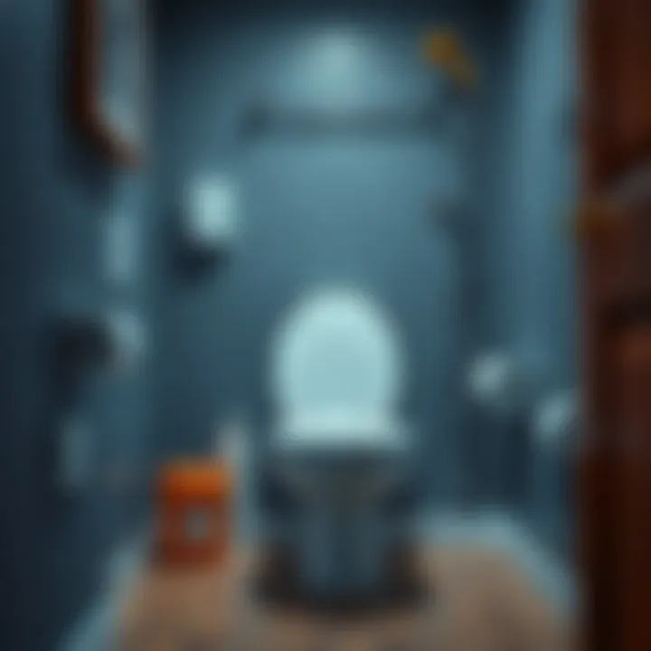 Final check for toilet installation