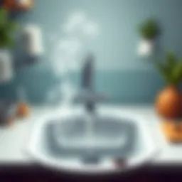 Unpleasant odors emanating from a sink