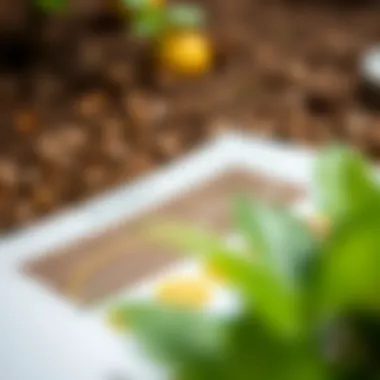 Soil composition analysis for lemon cultivation