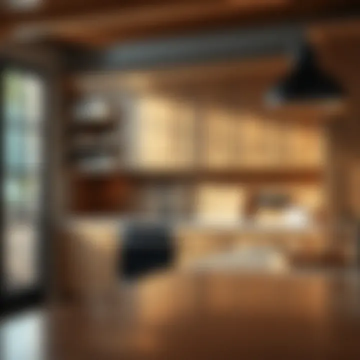 Luxurious wood finish kitchen cabinets highlighting craftsmanship