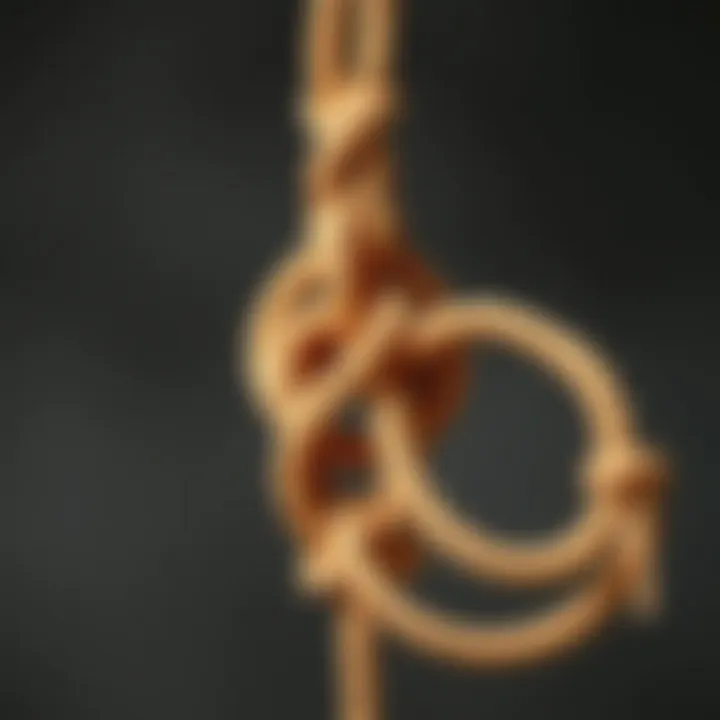 Basic macrame knot techniques demonstrated