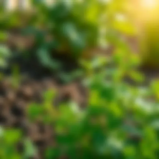 Vibrant parsley in a garden setting showcasing optimal growth conditions