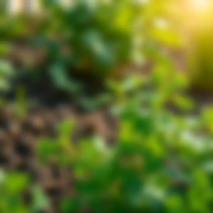 Vibrant parsley in a garden setting showcasing optimal growth conditions