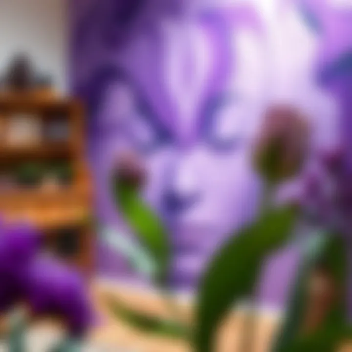 Art Exploring the Psychological Impact of Purple Art piece emphasizing the psychological impact of purple