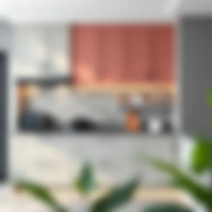 Elegant kitchen cabinet design showcasing modern colors