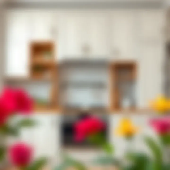 Stylish kitchen cabinet with practical arrangement ideas