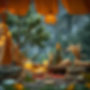 DIY Project in the Wilderness An inspiring DIY project setup with natural materials for outdoor crafting