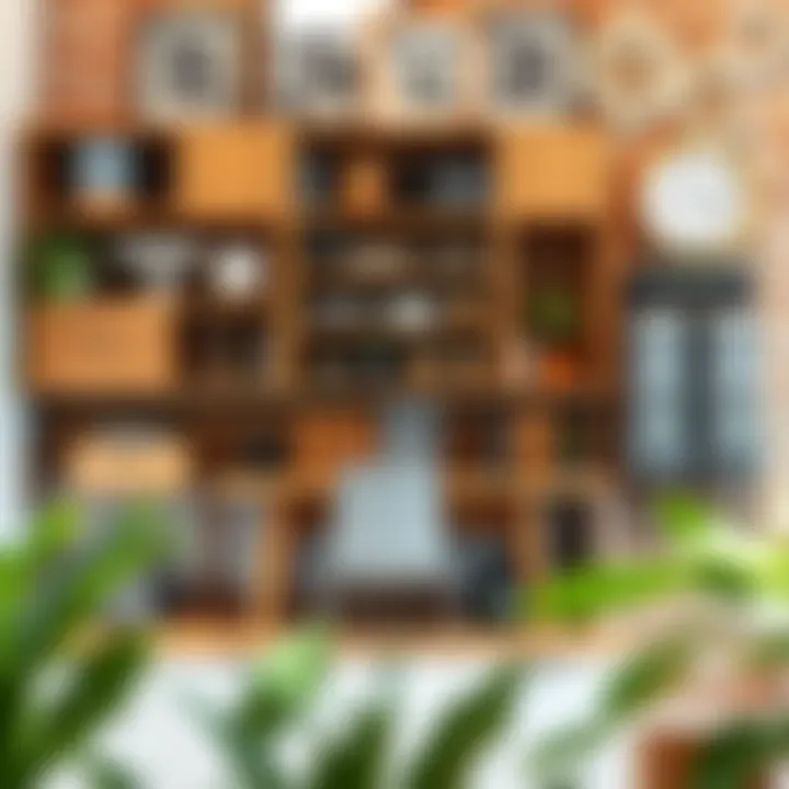 Functional wall storage solutions for workspace