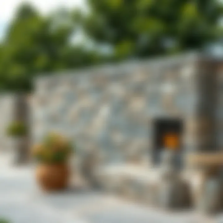 Durable stone materials ideal for outdoor use