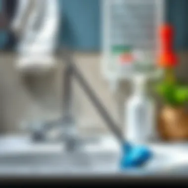 Plunger tool ready for use