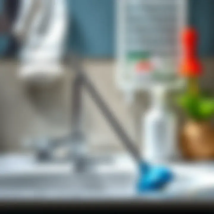 Plunger tool ready for use