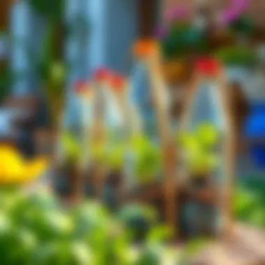 Creating Beautiful Planters from Plastic Bottles Recycled plastic bottles turned into planters