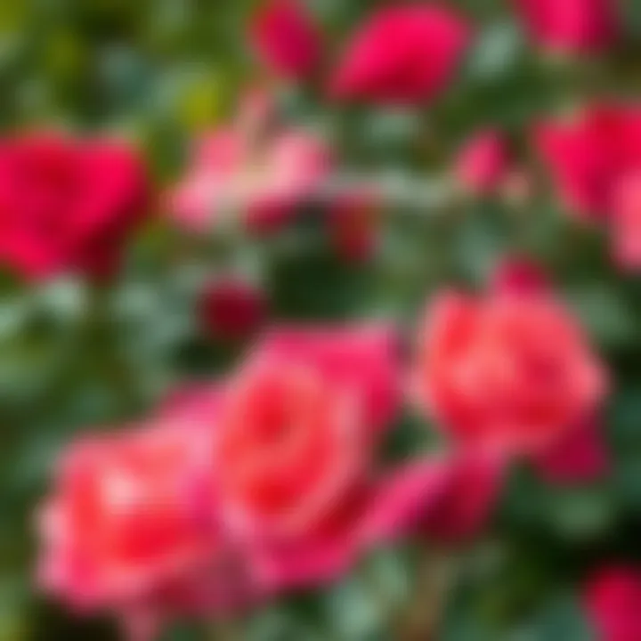 Diagram illustrating rose care techniques and environmental needs