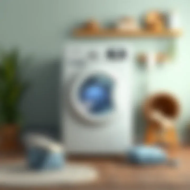 Energy-efficient drying machine showcasing design features