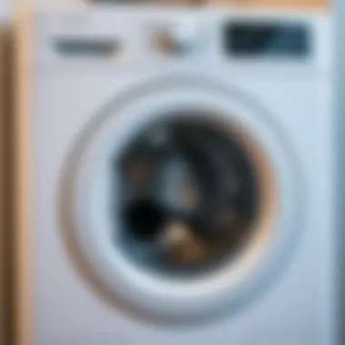 User-friendly control panel of a drying machine