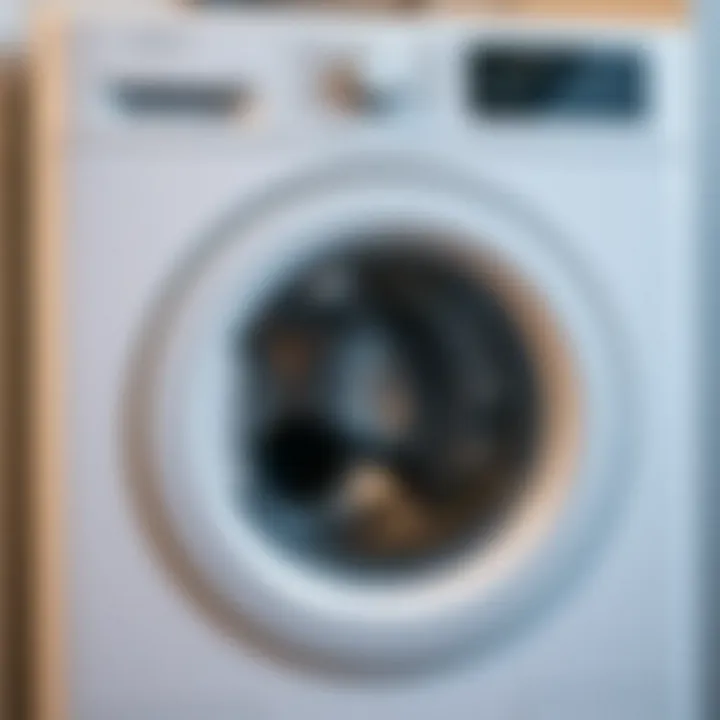 User-friendly control panel of a drying machine