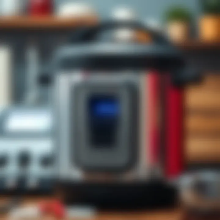 Safety Mechanisms in Electric Pressure Cookers Safety features of an electric pressure cooker demonstrated