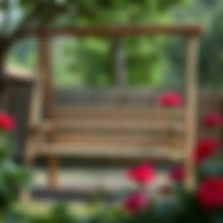 Safety measures for garden swing installation