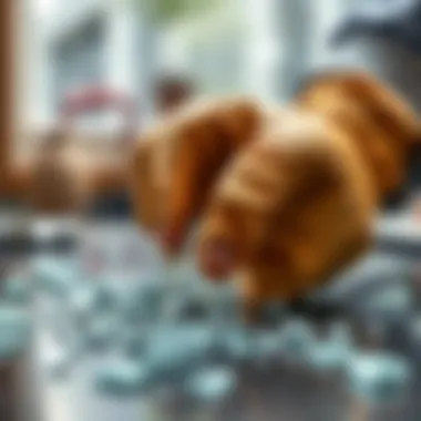 Safety precautions while cleaning glass fragments