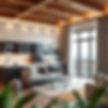 Innovative Design Solutions for Aesthetic Integration Innovative design solutions for merging kitchen and living room aesthetics