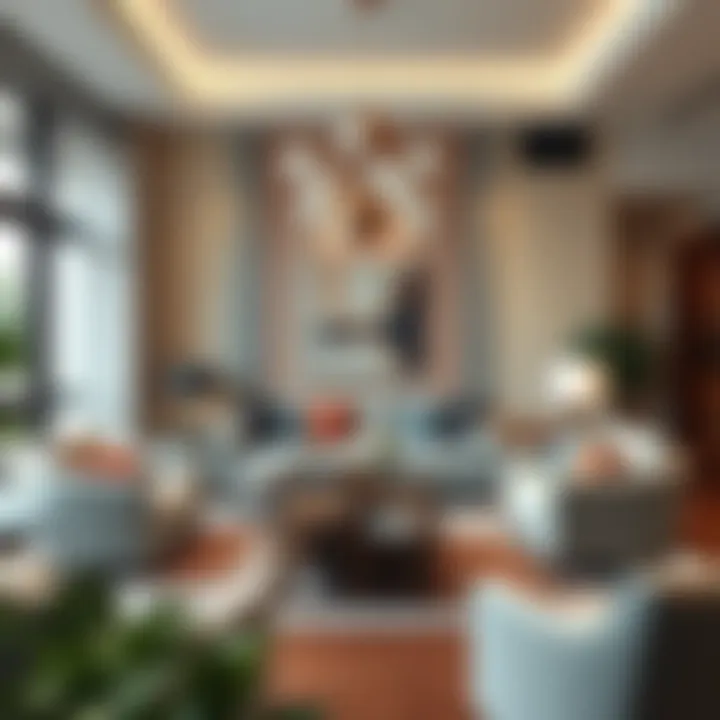 Elegant Living Room Design Elegant living room design with modern furniture