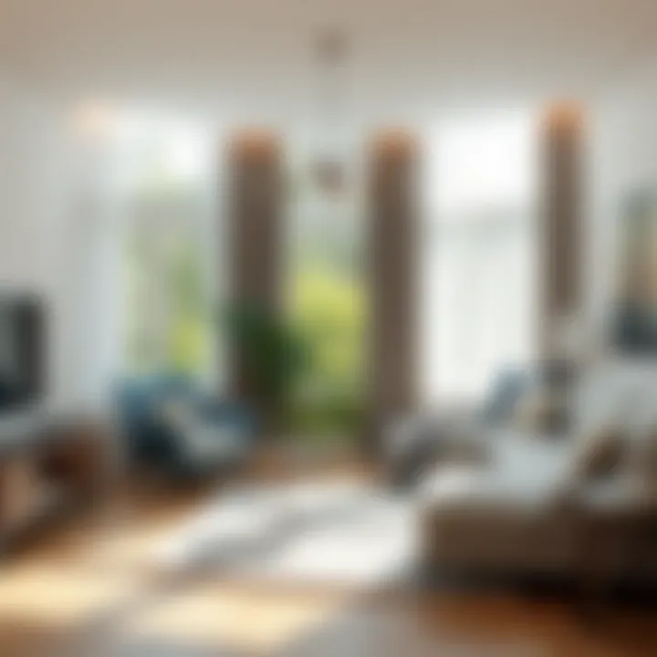 Natural Light in Living Room Natural light enhancing living room ambiance