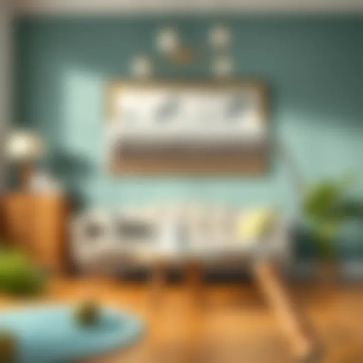 Application Techniques for Pearl Paint Rollers Demonstration of application technique using a pearl paint roller in a stylish interior