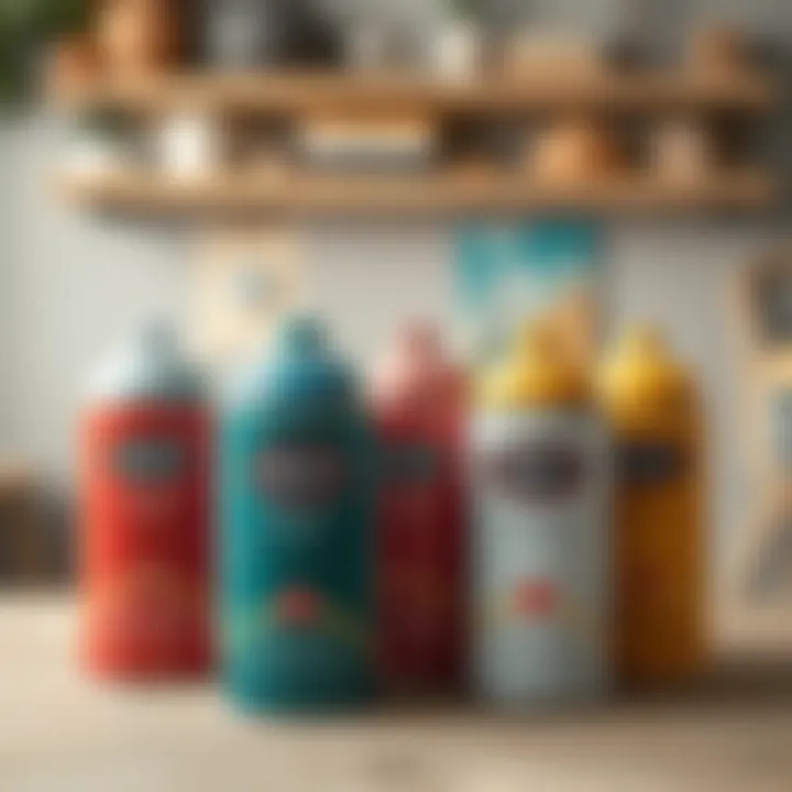 Choosing the Right Spray Paint Selection of high-quality spray paints for MDF