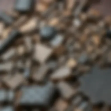 Artistic Textures of Black and Brown Artistic representation of black and brown textures