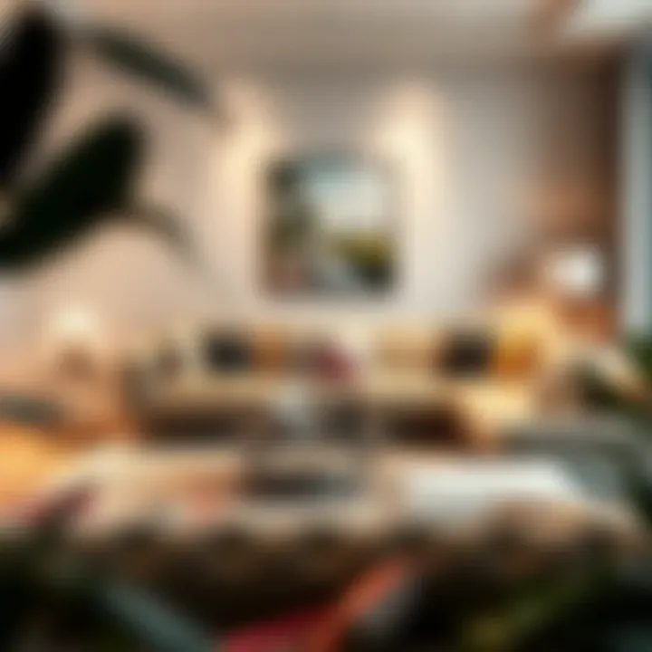 Elegant Sofa Selection for Compact Spaces Stylish sofa arrangement in a small living room