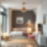 Creative use of light in a small room