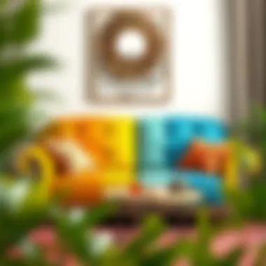 Vibrant Upholstery Choices for Small Sofas Colorful upholstery options for small sofas